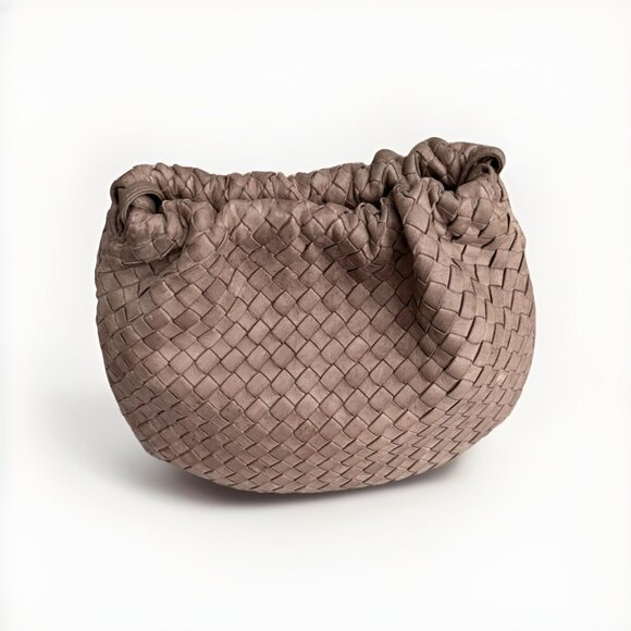 Vintage Bottega Veneta Camel Leather Crossbody Shoulder Bag Italy Authentic - Picture 3 of 8